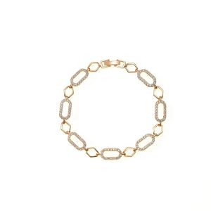Cubic Zirconia Bracelet LB0404 - Montreal Local Stock