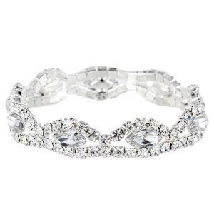 Rhinestone Stretch Bracelet 1230000037 - Montreal Local Stock